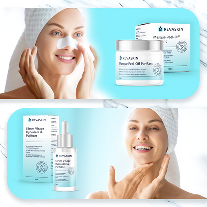Pack Ultime Détox - Masque Anti-Points Noirs RevaSkin